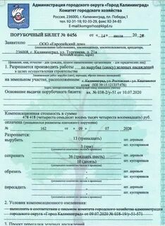 Срок порубочного билета