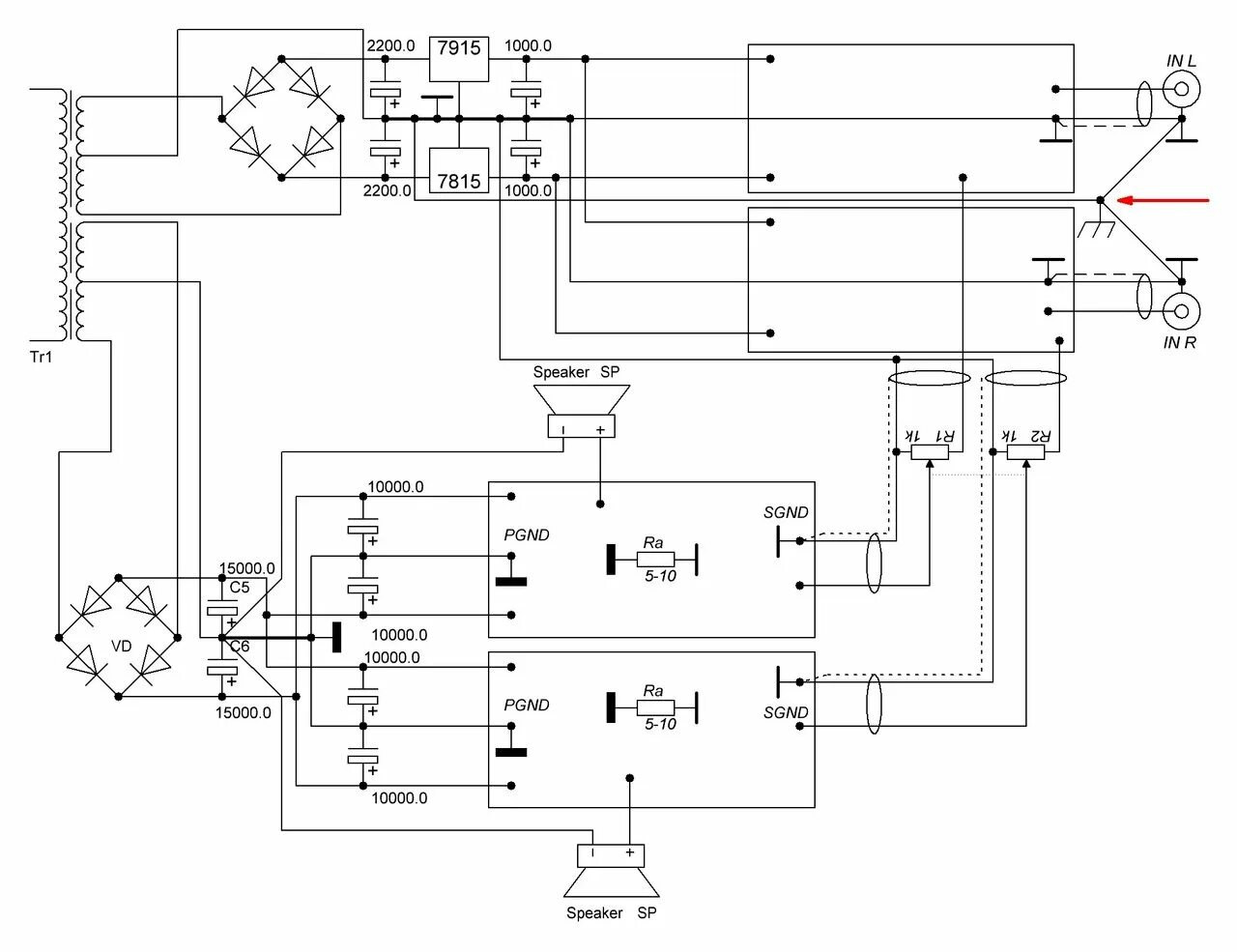 правильное распайка земли в усилителе мощности. правильное распайка земли в усилителе мощности.