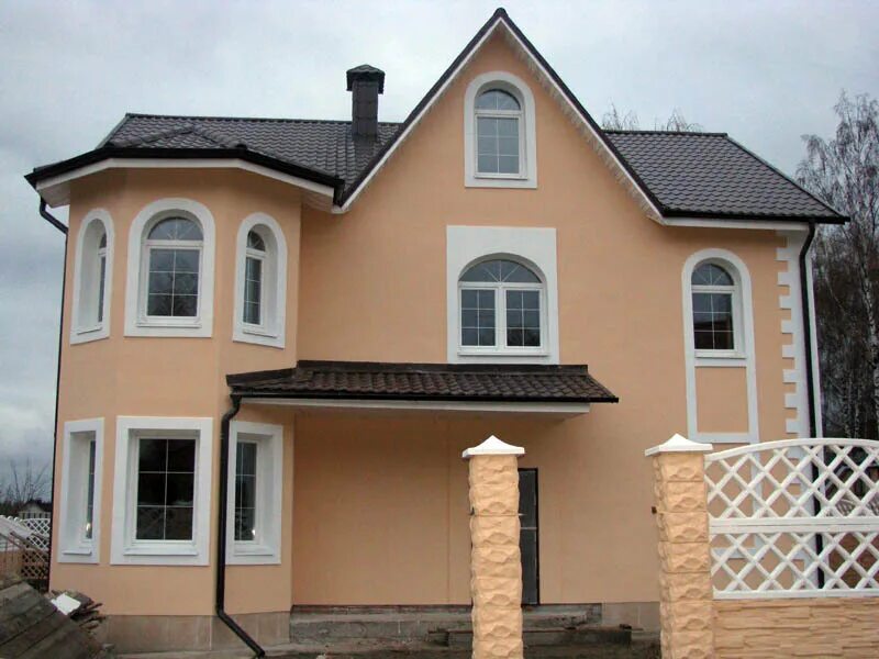 Проект двухэтажного дома с гаражем 17x16 (318 кв. м)