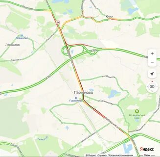 Пробки на московском шоссе сейчас в сторону