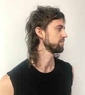 Прическа mullet мужская