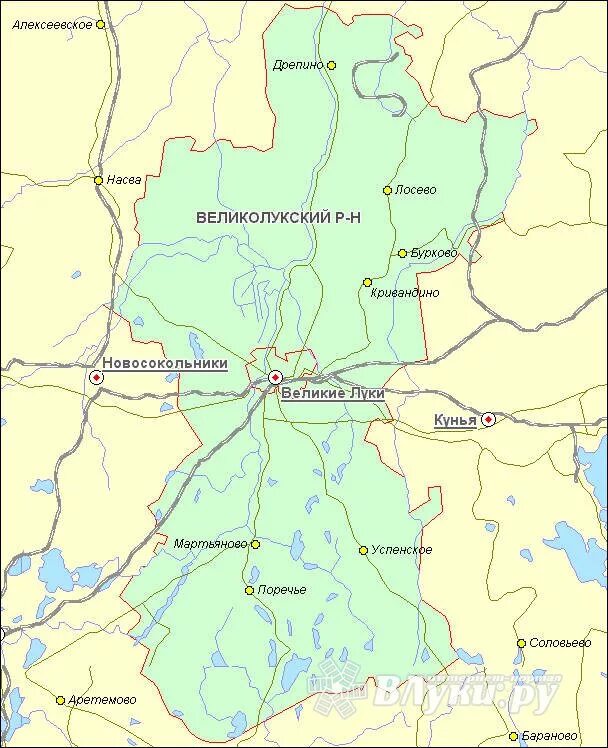Карта великолукского района. Карта Великолукского района Псковской области. Псковская область Великолукский район карта. Карта великих лук Псковской области.