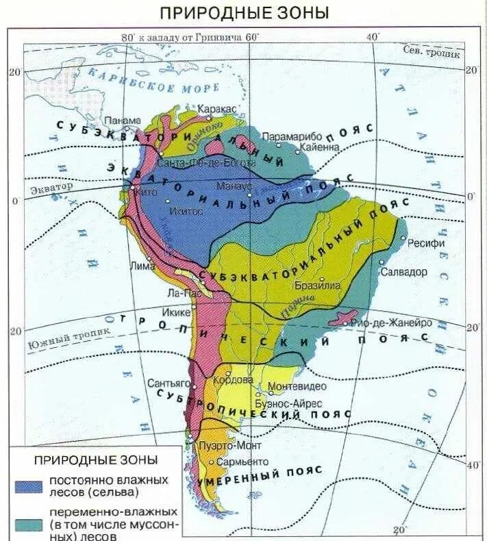 Карта природных зон Южной Америки. Карта природных зон Южной Америки 7 класс география. Карта природныхзон юной Америки. Карта природных зон Южной Америки со странами. Центральная америка природные зоны