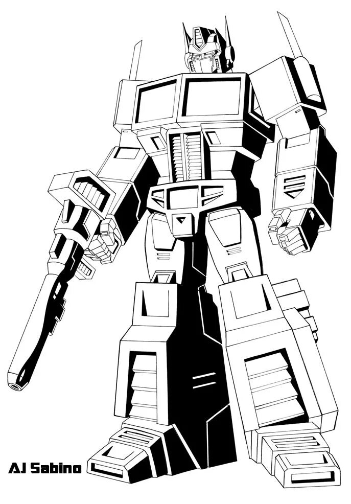 Оптимус прайм раскраска для детей распечатать Optimus Prime Coloring Pages PDf To Print  Páginas para colo