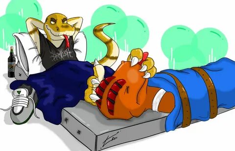 Furry feet tickle