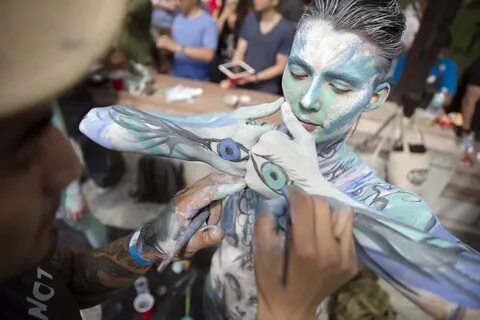 Body paint arctic