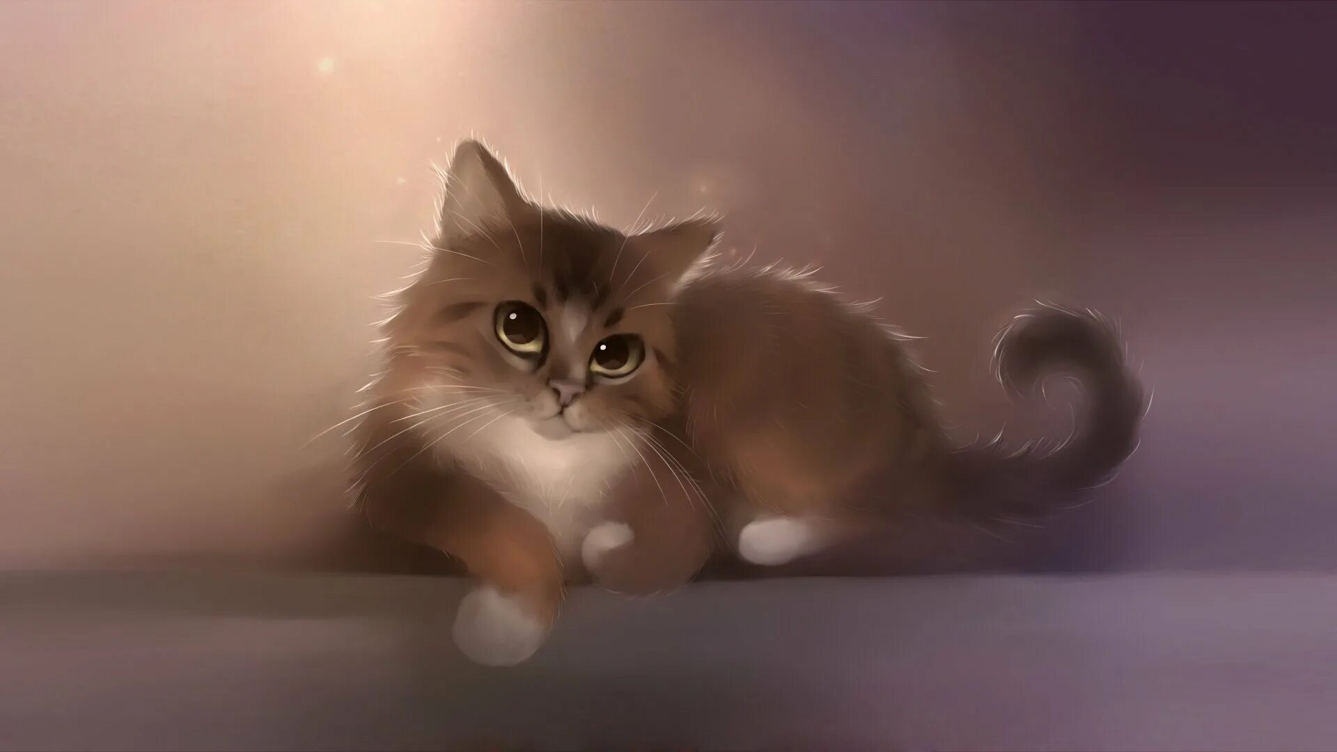 Художника rihards donskis (apofiss). Милые коты. Картинки на рабочий стол котики. Котенок. Обои на рабочий стол кошки.
