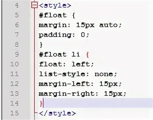 Style float left
