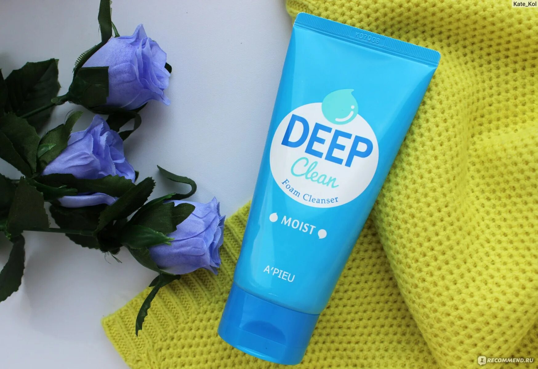 Deep cleanser foam. Пенка a'PIEU Deep clean Foam Cleanser (130 ml). A'PIEU Deep clean Foam Cleanser moist. A'PIEU пенка для лица, для глубокого очищения a'PIEU Deep clean Foam Cleanser. APIEU пенка для умывания Deep clean.