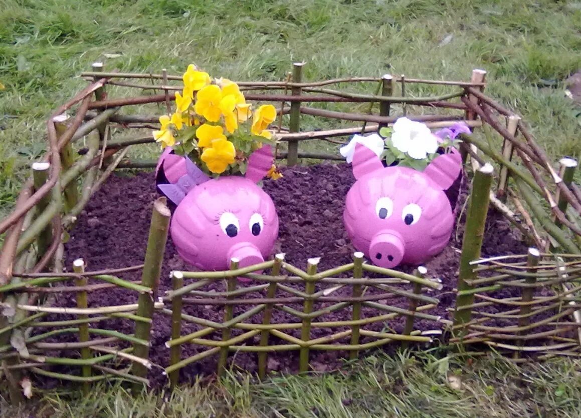 Поделки для сада своими руками