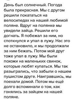 Смешной случай из жизни кратко 5 класс
