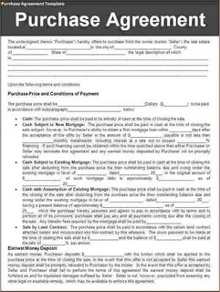 Purchase agreements