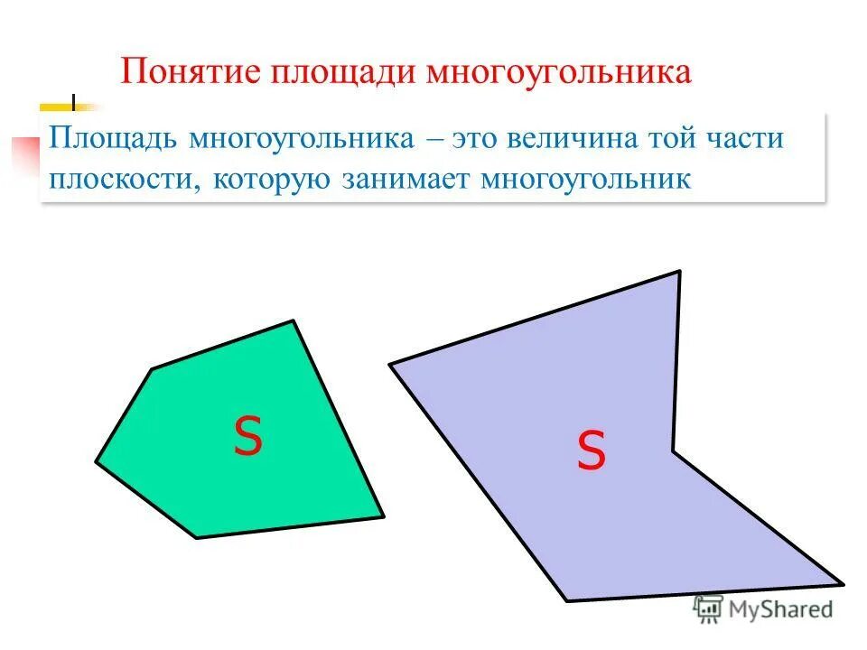 Сформулируйте свойства площадей. Свойства площадей многоугольников 8 класс. Площадь многоугольника. Как найти площадь многоугольника. Формула нахождения площади многоугольника.