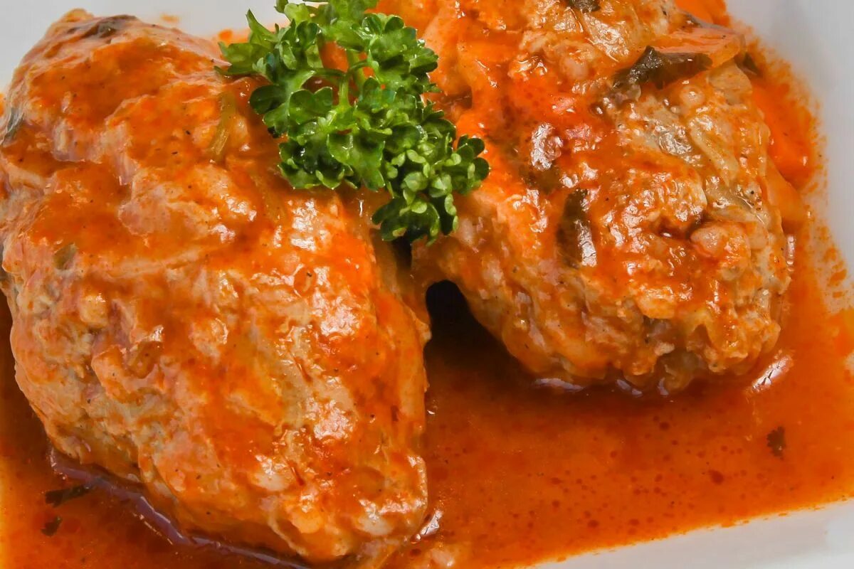 Голубцы "Ленивые" ("Домашние") 400гр Вкусняшки порционные. Мясные полуфабрикаты