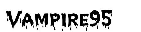 Vampires шрифты