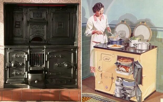 Кухонная плита по английски. Чугунная плита Aga. Aga Cooker. Английская плита Aga. Aga плита Балморал.