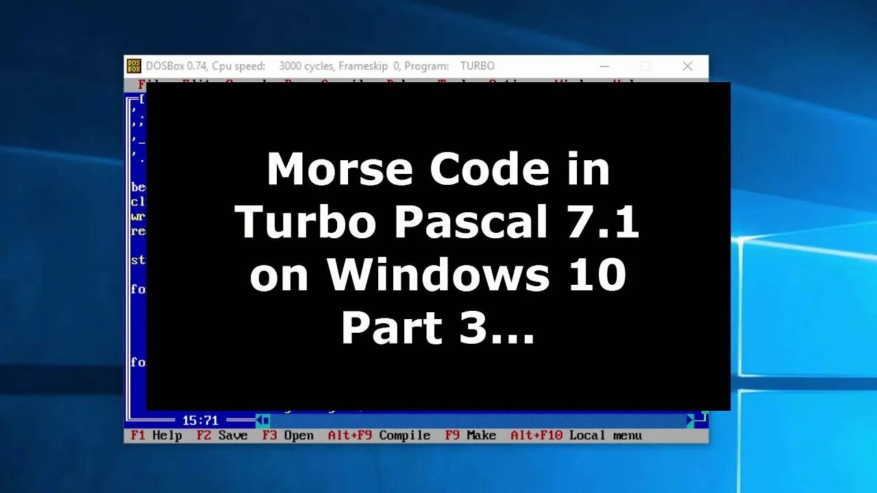 Pascal windows 7. Паскаль виндовс. turbo pascal 7.