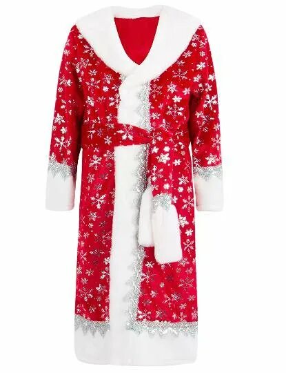 верхняя одежда деда мороза. халат деда мороза. дед мороз костюм с узорами. дед мороз боярский. верхняя одежда деда мороза.