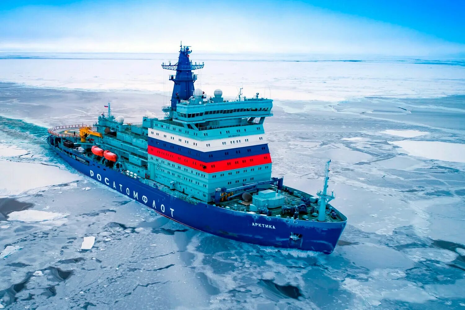 Водоизмещение атомного ледокола