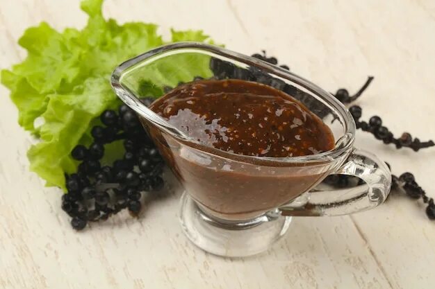 Black Pepper Sauce for Meat Stock Image Image of condiment, puree: 153415423
