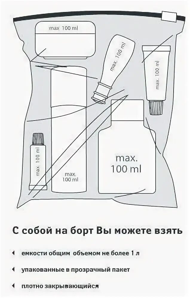 Какую косметику можно в ручную кладь. Ручная кладь косметика. Косметика в ручной клади в самолете. Жидкости в самолет ручная кладь. Пакеты для ручной клади в самолете.