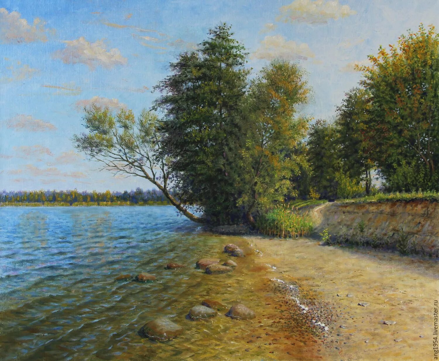 Картины художников берега рек