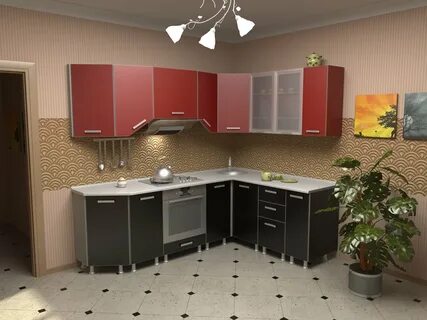 Угловые кухонные гарнитуры картинки