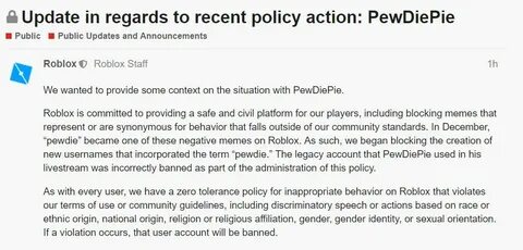 Public update