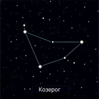 Созвездие козерог яркие звезды