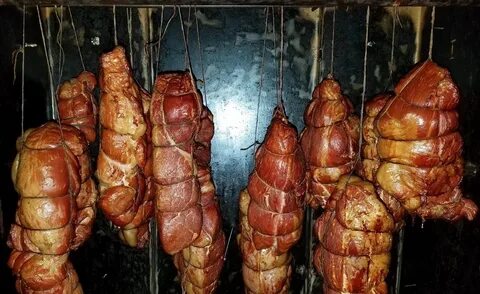 Продукты горячего копчения