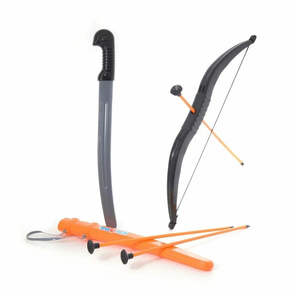 Герб с саблями. Игрушечный кинжал. Лук оружие игрушечные наборы. Сабля и лук со стрелами. 87016 набор оружия кнопа кочевник, сабля, лук, 3 стрелы.