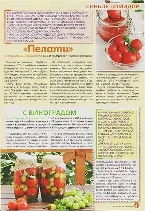 Когда можно есть и помидоры после. Рецепты заготовок. помидоры пелати. авторские рецепты. журнал заготовки.