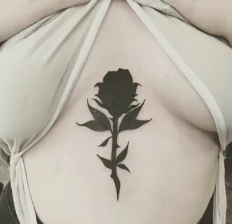 rose #tattoo Татуировка На Груди, Татуировки В Виде Черной Розы, Татуировки...