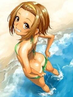Download Wallpaper illustration, women, anime, anime girls, water, ass, car...