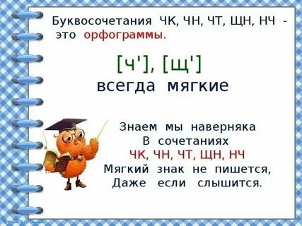 Повторить изученные правила