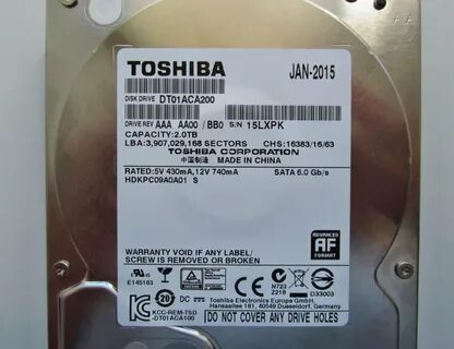 Жесткий диск не видит toshiba