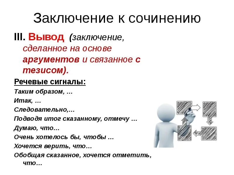 Начало вывода в сочинении. Заключение в сочинении рассуждении. как писать вывод в сочинении рассуждении. вывод в сочинении рассуждении примеры. сочинение размышление вывод.