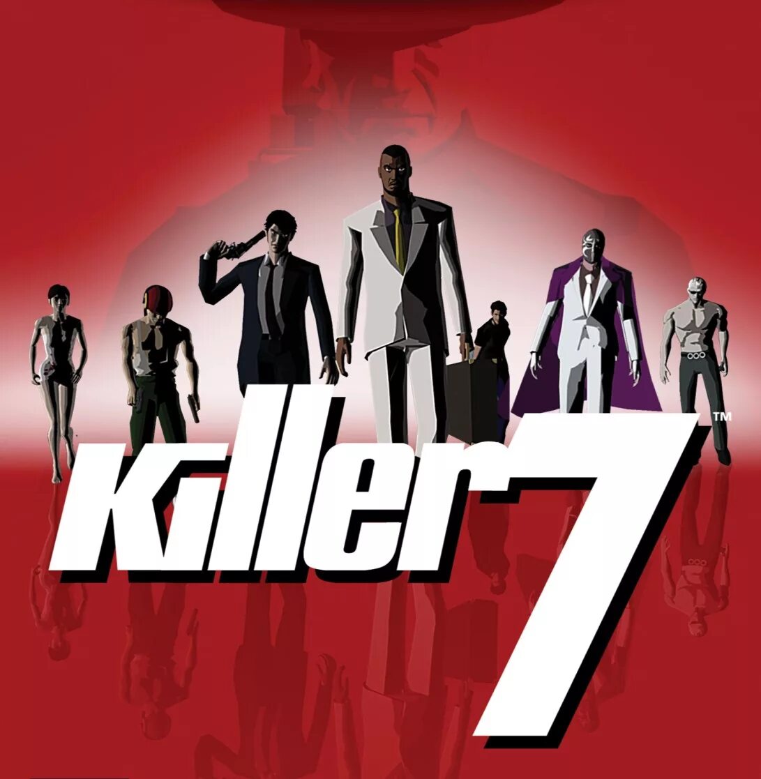 Играй killer. Killer7. Killer Seven игра. Киллер 7 игра. Killer7 обложка.