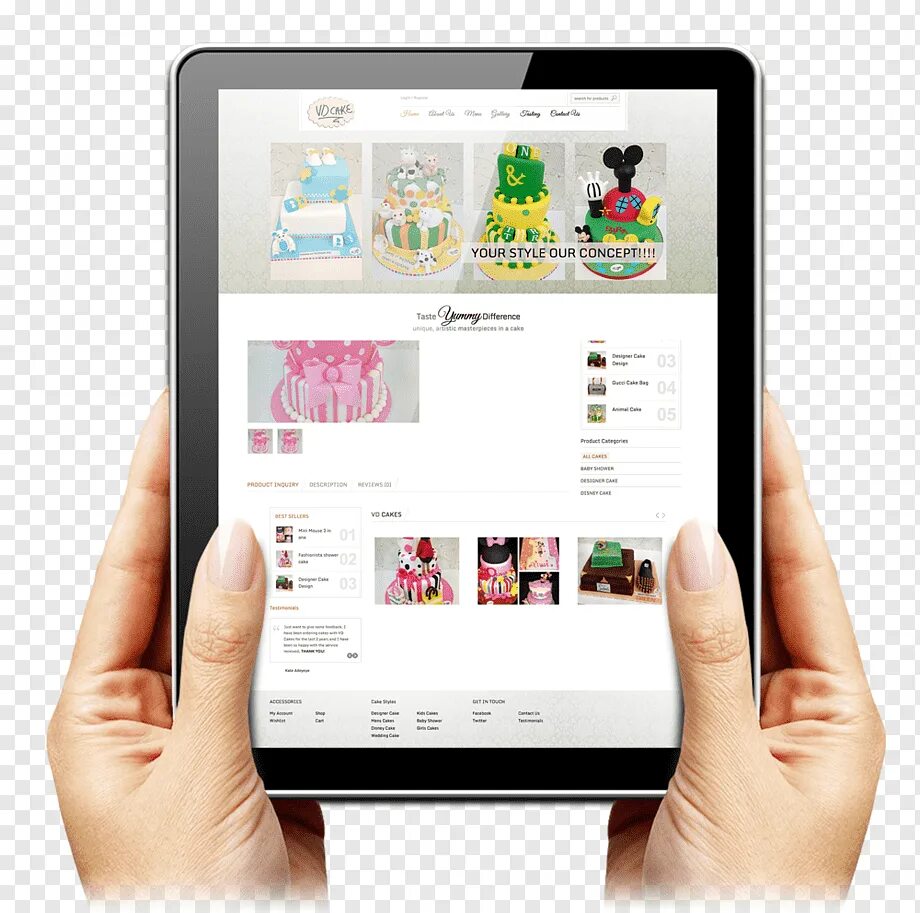 Web tablet