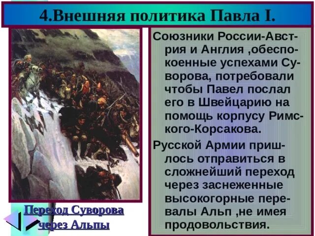 Внешняя политика павла 1 8 класс таблица Презентация по теме внешняя политика павла 1