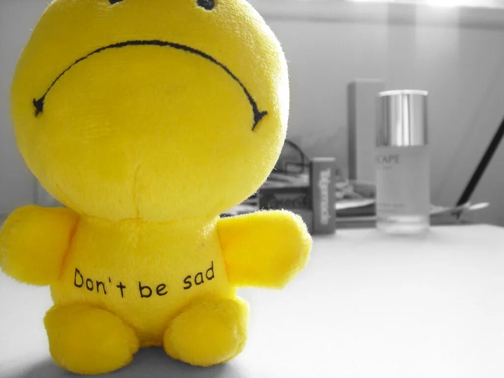 Don be sad. Don't be Sad. Be Sad. Don't be Sad book.