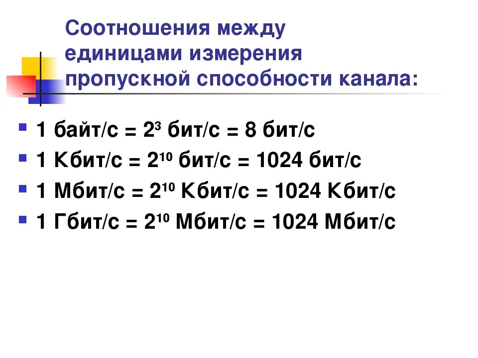 100 кбит с. Единицы измерения пропускной способности канала связи. В чем измеряется пропускная способность каналов передачи информации?. Единицы измерения скорости передачи. Таблица скорости передачи данных.