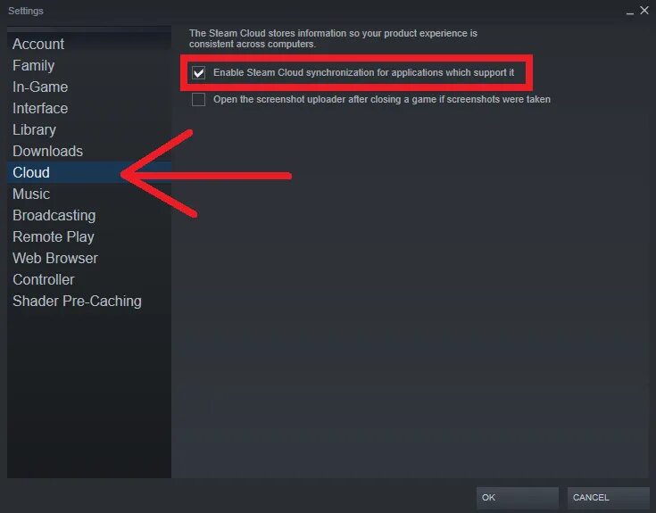 Файлы steam cloud. Файлы steam cloud