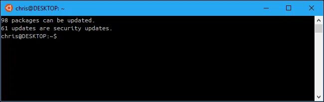 Packages can be updated