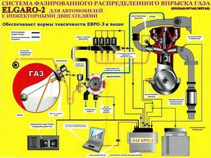 Схема газа гбо