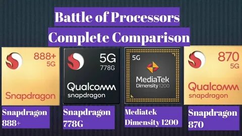 Dimensity 1200 vs snapdragon