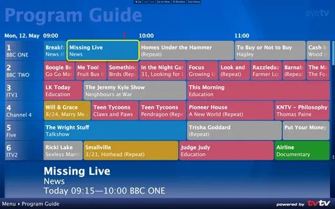Programme guide