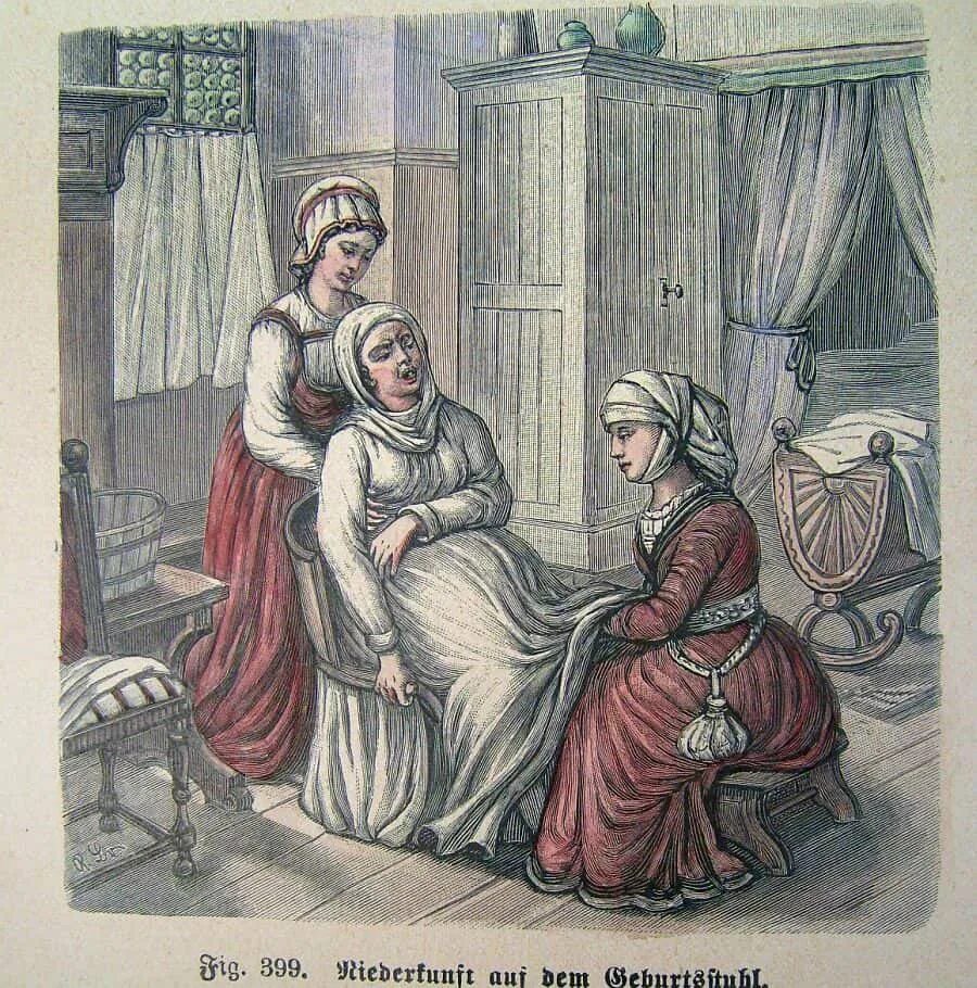 Роды в древности. Бабки повитухи. Бабки повитухи на Руси. Повивальная бабка.