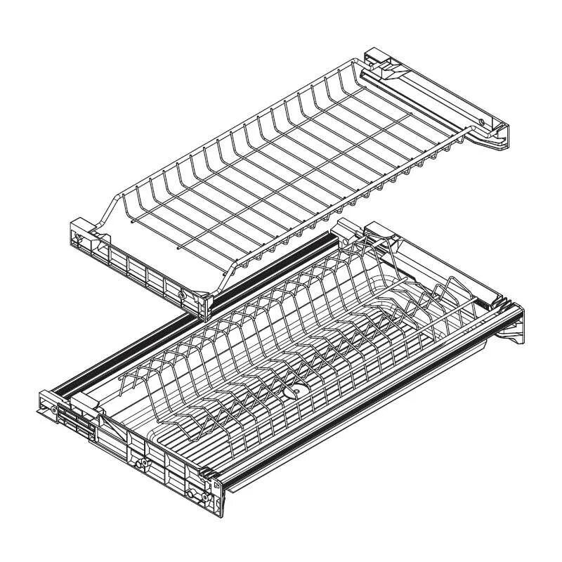 Сушка 2-уровневая в базу 600/16 с рамкой поддон 1 шт пластик отделка серая. Сушка 2-уровневая в базу 600/16, отделка серая. Сушка inoxa 600 двухуровневая. 701/60xp-16 сушка 2-уровневая в базу 600/16 отделка сталь. Сушилка для посуды в базу