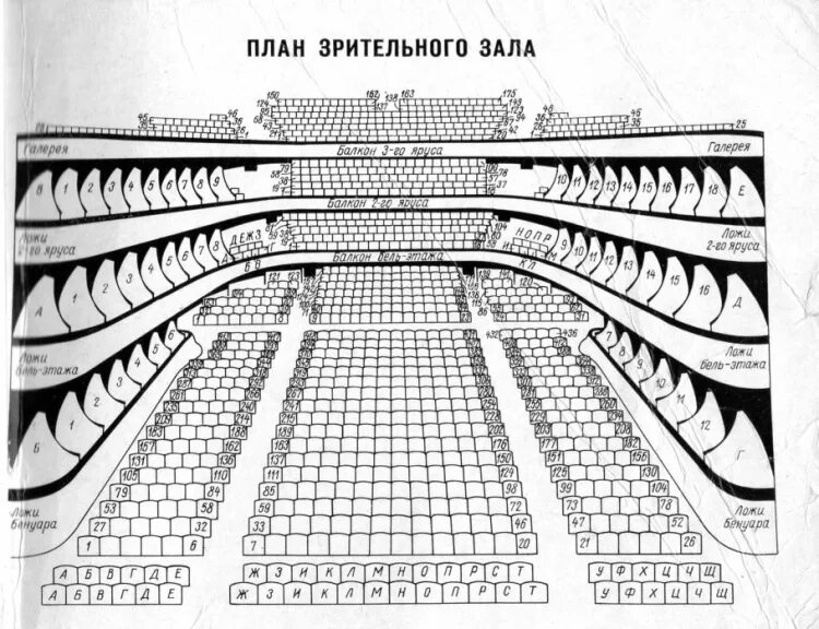 Большой схема зала исторической